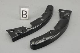 47502-09 Harley-davidson 2013 Road King Cvo Fender Frame Strut Cover Left Right Set Diamond Dust