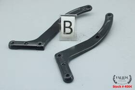 47809-08bhp Harley-davidson 2010 Softail Fatboy Back Rear Fender Frame Strut Support Set Gloss Black
