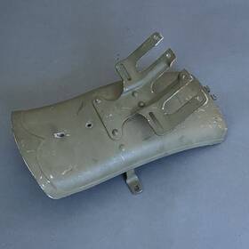 5075-41m Harley-davidson Ww2 Military Wla Rear Fender Gaurd W Lighting Bracket Original