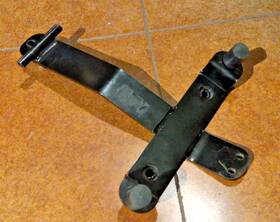 52100006 Harley-davidson Police Seat T Bracket Black Fits 2017-up Flhp