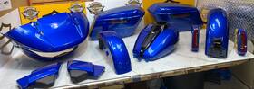 57001981 Harley-davidson 46376 Oem Genuine 2024 Roadglide Street Glide Blue Burst Full Paint Set