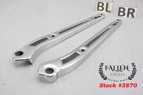 57300024 Harley-davidson 2016 Dyna Low Rider Back Rear Fender Frame Strut Cover Set Chrome