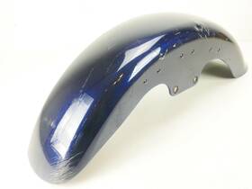 58900112bhy Harley-davidson 90-17 Oem Fatboy Blue Front Fender Dented