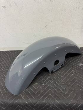58900591egz Harley Davidson Oem Gunship Gray St Front 19 Inch Fender Chopped 14-22 Touring