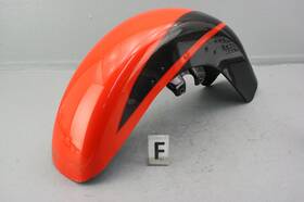 58972-07cjs Harley-davidson Sm. Bend - 2007 Electra Glide Cvo Front Fender Black Ice/electric Orange