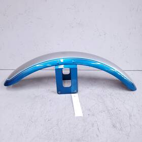 58998-94me Harley-davidson Xl Sportster Front Fender Dyna Aqua Pearl And Silver