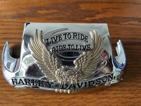 59069-96 Harley-davidson Live To Ride Rear Fender Tip Flt Flhr Flstc Flstn