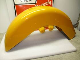 59083-13 Harley-davidson Genuine Street Glide Flhx Front Fender 00-13 Chrome Yellow Pearl