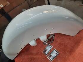 59093-00a Harley-davidson 1997-13 Touring Birch White Electra Road Street Front Fender