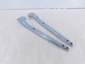 59138-93v Harley-davidson Evo Dyna Super Glide And Low Rider Rear Chrome Fender Supports