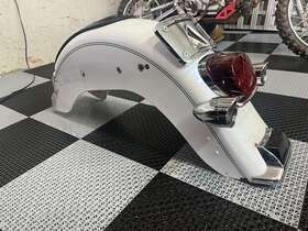 59144-06 Harley-davidson Oem Flstc Heritage Softail Glacier White Pearl Rear Fender Used