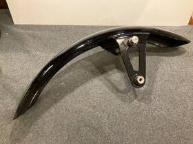 59176-96a Harley-davidson Springer Fxsts Front Fender Black Flames On