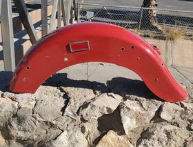 59191-86 Harley-davidson 1986 Flst Rear Fender Heritage Softail Signal Red