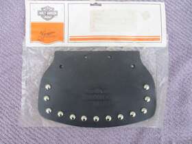 59230-88 Harley-davidson Nos Genuine Studded Rear Fender Mud Flap Guard Shield Logo Flst