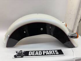 59238-05brl Harley-davidson Beautiful Black White Softail Deluxe Rear Fender 59238-05a