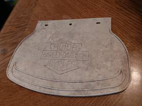 59239-60 Harley-davidson Oem White Fender Mud Flap Shovelhead Panhead Original