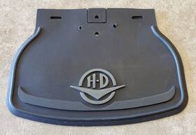59327-96 Harley-davidson Oem 1979-up Flt Touring Road King Logo Mud Flap P/n 59327-96 Harley-davidson Oem 1979-up Flt Touring Road King Logo Mud Flap P/n