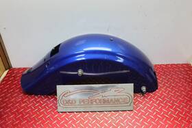 59378-09cwa Harley-davidson 2009 Electra Glide Oem Rear Fender Flame Blue Pearl Eg138