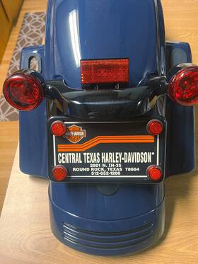 59500069ekp Harley-davidson Genuine 14-23 Touring Rear Fender Billiard Blue Oem