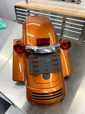59500184dsu Harley-davidson Rear Fender Flhxs/fltrs 14-23 Amber Whiskey Oem
