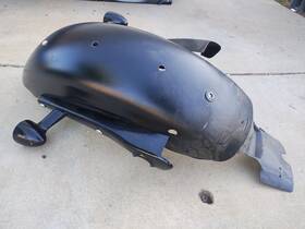 59500240dh Harley-davidson 2010-2023 Sportster Iron Rear Fender Black Covers Turn Signals