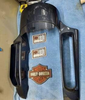 59500269eja Harley-davidson Oem Cvo 2009-23 Charred Steel Rear Fender Fascia