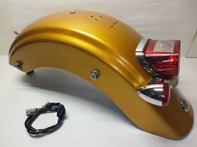 59500293dxn Harley-davidson 2015 Cvo Ultra Limited Rear Fender Gold Rush