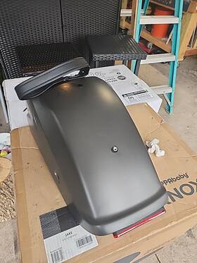 59500534 Harley-davidson Oem 2018 Up Fat Boy Softail Rear Fender Scratched