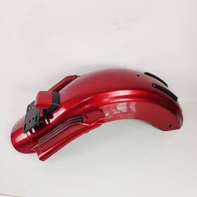 59500655ehv Harley-davidson 2019 Cvo Road Glide Rear Fender And Facia - Red Pepper
