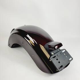 59500655ejd Harley-davidson Oem 2019 Cvo Street Glide Rear Fender Wineberry / Black Forest