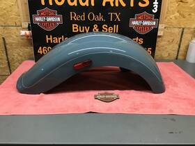 59501013eyu Harley-davidson 24 Flrt Trike Rg3 Trilogy Rh Sharkskin Blue/top Stripe Fender