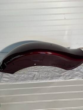 59523-85 Harley-davidson Genuine Oem Painted 1984-1999 Softail Red Metalflake Rear Fender