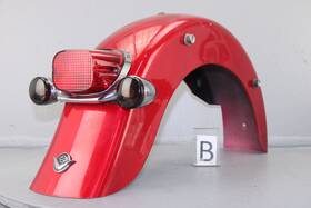 59579-06 Harley-davidson 2007 Electra Glide Cvo Rear Back Fender Brake Light Signal Candy Cherry
