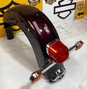 59579-06 Harley-davidson 46908 Oem 97-08 Touring Road King Electra Rear Fender Tail And Turn Light Bar Tip