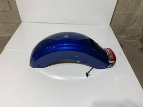 59579-09cw Harley Davidson 2010 Touring Flhtcu Electra Glide Rear Fender Flame Blue Pearl