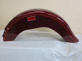 59596-00qj Harley-davidson 2000-2004 Fatboy Rear Fender Luxury Rich Red