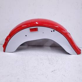 59596-02bbt Harley-davidson 02 Softail Fat Boy Rear Fender Real Red Diamond Ice