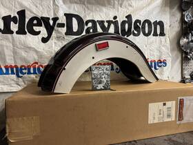 59596-98tw Harley-davidson 1998 Fatboy Flstf 95th Anniversary Take Off Champagne Red Rear Fender