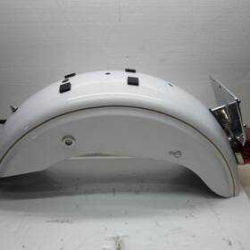 59634-07cgx Harley-davidson 2007 Hd Fxdl Lowrider Oem Rear Fender Assembly-white Gold Pearl