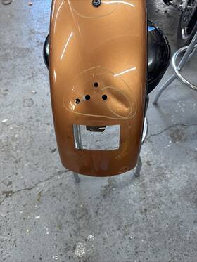 59634-08cra Harley-davidson 2008 Dyna Rear Fender Used 105th Gold / Black 59634-08cra Harley-davidson 2008 Dyna Rear Fender Used 105th Gold / Black