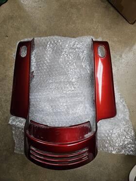 59739-09 Harley Davidson 29803 Oem 09-21 Touring Rear Fender Fascia Sunglo Red Nice