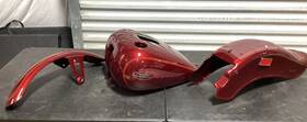 59924-00qj Harley-davidson Fxsts 2000 03 Softail Springer Paint Set Luxury Rich Red Oem Takeoff