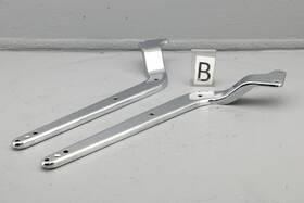 59954-00 Harley-davidson 2001 Softail Rear Back Fender Frame Strut Cover Left Right Set Chrome