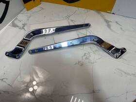 59964-03 Harley-davidson 47272 Oem Fender Strut Cover Support Right And Left Chrome