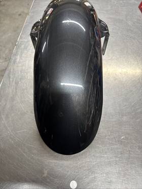 60214-08bpy Harley-davidson 2009 Dyna Fatbob Front Fender Used Black Pearl