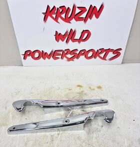 60240-04 Harley-davidson 2014 Sportster Xlc Chrome Rear Fender Frame Strut Arm Covers Oem
