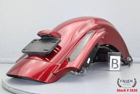 60463-09 Harley-davidson 2012 Street Glide Cvo Back Rear Fender Lights And Skirt Assembly Ruby Red