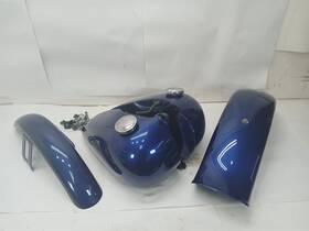 61211-84c Harley-davidson 1989 Softail Custom Evo Paint Set Tank Front And Rear Fender