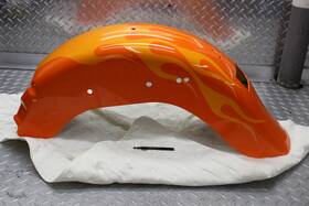 59596-03bhh Harley-davidson 7810721 Softail Fatboy Orange Ghost Flame Rear Fender