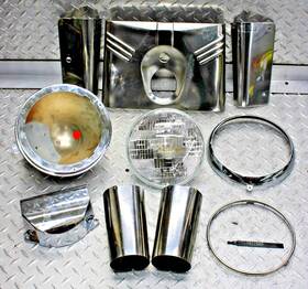 7811565 Harley-davidson 2003 Fatboy Efi Flstfi Front Headlight Assembly